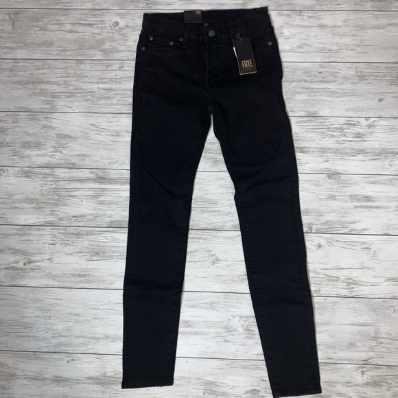 Frye Denim - FRYE Black Addie Skinny Jeans Size 25 NWT